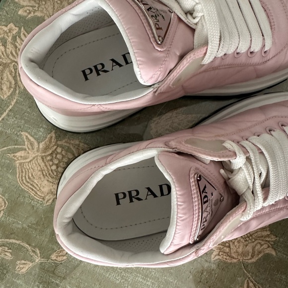 Prada Triangle Enameled sneakers - Picture 8 of 13